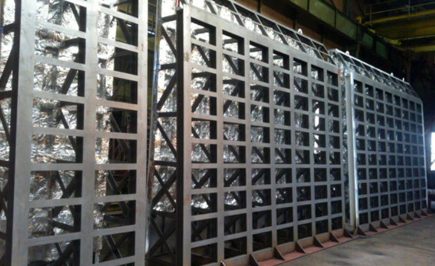 Fabrication of Blast Protection Walls for Gulf Marine Services