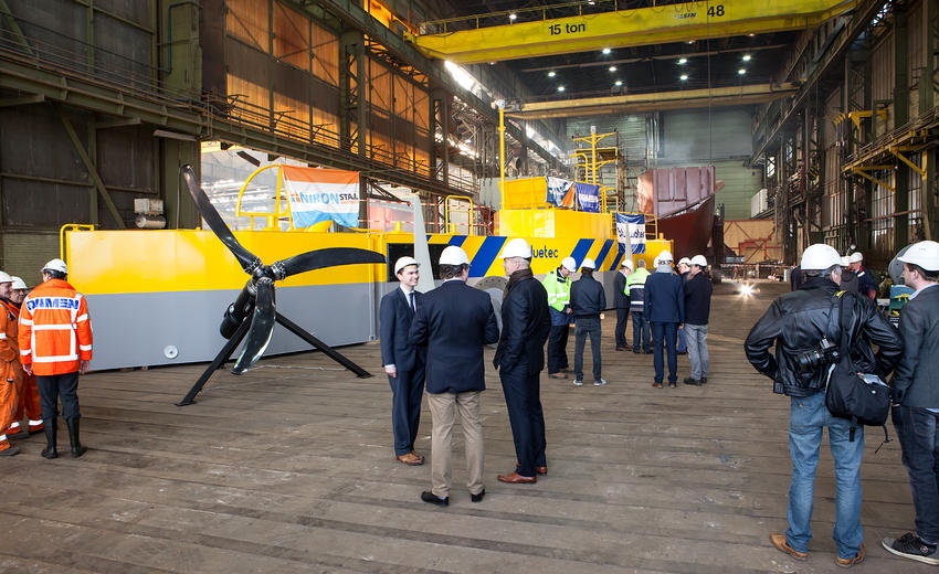 Bluetec Texel Tidal Energy project preview at Niron Staal